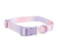 HEEPDD Collier de Chien en Polyester et Conception Colorée de Sangles, sécurité pour Les Petits à Grands Chiens avec Un Nan d'utilisation Multifonctionnelle (Mauve Rose)