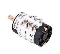 HEEPDD Commutateur et Arrière de Pneu, Commutateur de Moteur de Commande Manuelle, 20A 220V 380V pour Changeur de Pneu, Commande par Pédale, Intérieur Automobile