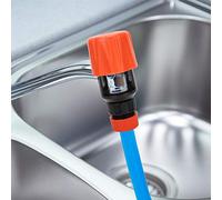 HEEPDD Connecteur de Robinet Universel, Fixation de Tuyau d'Arrosage sans Effort, s'adapte aux Robinets Standard, Aucun Outil Nécessaire, Construction Légère de 2,1 Onces pour Les Propriétaires,