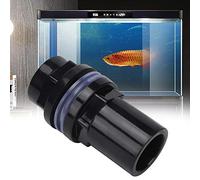 HEEPDD Connecteurs de Tubes d'Aquarium de 5pcs, Adaptateur de Tuyau Aquarium PVC Pipe d'eau Joix de Tube Droit (25 mm)