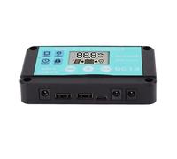 HEEPDD Contrôleur de Charge Solaire avec Technologie MPPT, Double Sortie USB, 12 V 24 V, Charge Rapide pour Interrupteurs et Prises à Usage Domestique et Industriel (30A)