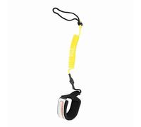 HEEPDD Corde à Jambe Enroulée de Cordon PU Super Fort, Léger pour Le Stand Up Paddleboard 5ft avec, Extérieur Produit, adapté aux Activités de Planche et Panneaux Surf (Yellow)