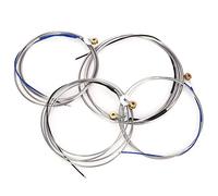 HEEPDD Cordes de Contrebasse en Acier IRIN, Son Doux et Lisse avec Construction en Acier renforcé, Jeu de Quatre Cordes pour Musiciens Professionnels dans les Concerts et les Studios d'enregistrement