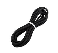 HEEPDD Cordon élastique élastique, Corde d'amortisseur de Corde Extensible éprouvante pour le Cordon de Bricolage de Camping Sécurisant la Cargaison de Remplacement Réglable pour Crochets (BLACK #03)