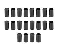HEEPDD Couches de Protection à Talons Hauts Kits de Remplacement Noir pour la Remise des Diplômes et les Vêtements Quotidiens 10 Paires / 20pcs (Diamètre intérieur 9mm)