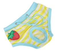 HEEPDD Couches Lavables pour Porcs, Sangle de Porcs Femelles, Motif de Fraise, Couches Réutilisables pour, Sangle ajusté aux Femelles, Modèle de Fraise, Réutilisables Nan (XL)