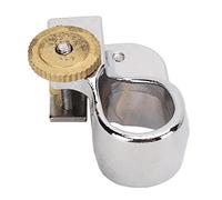 HEEPDD Coupe-Dentelle en Cuir, Type Anneau, Laiton et Acier moulé chromé, Argent, avec 3 Lames, pour Tressage et Bricolage