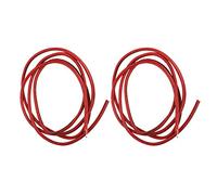 HEEPDD Courroie de Machine à Coudre, 2 Pièces Courroie D'Entraînement de Pédale en Cuir de Vachette avec Connecteur de Crochet, pour Les Vieilles Machines à Coudre Domestiques à (rouge)