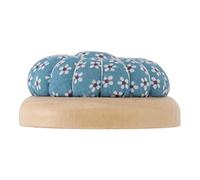 HEEPDD Coussin à épingles, Porte-aiguilles, Mini Accessoire de Couture pour l'artisanat et l'usage Quotidien, Coussin à épingles, Motif Citrouille, Tissu Bleu Nan Broderie à Coudre