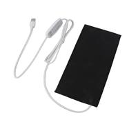 HEEPDD Coussin Chauffant Régulateur de Température, Tapis en Tissu électrique, Chauffage USB Lavable 68 à 104 Fahrenheit pour Coussin Chauffant Régulateur de Température de Bureau à Domicile,