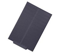 HEEPDD Coussin de séchage rectangulaire en silicone non toxique pour le réfrigérateur (vert) (gris)
