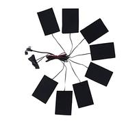 HEEPDD Coussins Chauffants électriques, Feuille Chauffante en Fibre de Carbone, 3 Vitesses Réglables, Gilet Chauffant étanche pour Vêtements avec Température de 45F-149F