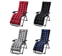 HEEPDD Coussins de Chaise de Luxe pour Meubles de Patio Coussin de Chaise Longue de Patio, 170x53x8cm de Longue de Conception étendue pour Bain de Extérieur Intérieur de Jardin Ménage (Black)