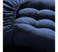 HEEPDD Coussins de Chaise de Luxe pour Meubles de Patio Coussin de Chaise Longue de Patio, 170x53x8cm de Longue de Conception étendue pour Bain de Extérieur Intérieur de Jardin Ménage (Bleu foncé)