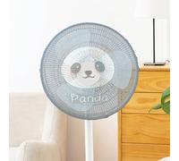 HEEPDD Couverture de Protection des Ventilateurs électriques pour le Ventilateur de piédestal: Maillage de Réseau de sécurité Souple et Lavable pour les Enfants et élégant Couvercle de sécurité à