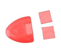 HEEPDD Craie de Marqueur de Tissu, Craie de Tailleur Professionnelle pour la Couture, Ensemble Complet avec Poudre de Remplacement pour les Projets de Vêtements et de Cuir (rouge)