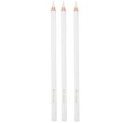 HEEPDD Crayon blanc dessin, 3 pièces crayon blanc crayon de charbon de bois blanc esquisse professionnelle stylo surligné crayons à dessin non toxiques outils pour fournitures d'art