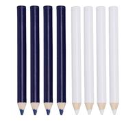 HEEPDD Crayons en Tissu 8 Pièces, Crayons en Tissu Solubles dans L'eau Bleu, Conception Ergonomique avec Taille-crayon et Ruban à Mesurer pour les Tailleurs Professionnels Passionnés