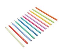 HEEPDD Crayons Ensemble de Crayons Pratiques, 12 Couleurs Hex Hex Glissant en Bois Vif Couleurs Ensemble de Multifonctionnels coloré de Colorés Outil de Peinture pour l'écriture