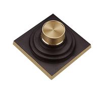 HEEPDD Crépine de Vidange Carrée en Laiton Antique, 10x10 Cm, qualité Supérieure pour Salle de Bain, Cuisine, Garage, Sous-sol, Salle de Bain