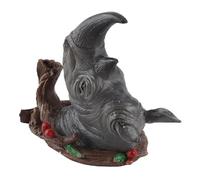 HEEPDD Crochet Animal doré Antique, Cintre Mural Vintage, Conception Durable, Facile à Installer, Idéal pour l'organisation de la Chambre et de la Cuisine (Rhinocéros (vintage))