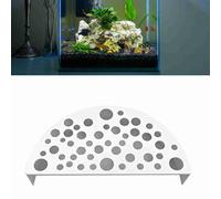 HEEPDD Crotte de Reproduction de Crevettes à Décoration Aquarium, Paysage Délicat Cache-cachettes Creux Statue Décoration de Poisson Muttifonctionnel de Crevettes en Plastique Reproducteur (White)