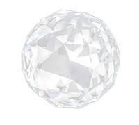 HEEPDD Crystal Glass Ball Clear Cut 60mm 80mm Translucent Faceted Ornament for Home Decor Suncatcher Gift Boule de Cristal Taillée Décor Luminaire Fenêtre Prisme Refle