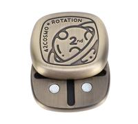 HEEPDD Curseur du Doigt, Métal Magnétique en Métal Durable à Quatre Voies de la Carte Push Rotation du Curseur de Doigt pour Le Soulagement du Stress et l'anxiété TDAH (Cuivre)