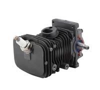 HEEPDD Cylindre de Moteur de Moteur à Piston de Cylindre de 38 Mm, Ensemble de en Métal de qualité Supérieure pour Tronçonneuse MS180, Kit de Réparation Complet pour Une Installation Facile Nan