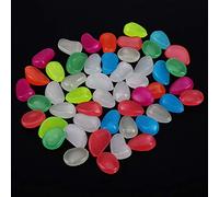 HEEPDD Dans The Dark Rocks, 50pcs Nouveau coloré Dans les Cailloux Foncés Stones Rocks Artificial Luminal Emballe
