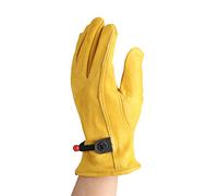 HEEPDD de sécurité de Travail en Cuir 1 Paire de Peau de Vache Véritable, Protection contre les Perforations Niveau 4 Protection Mécanique de sécurité pour le Jardinage, le Soudage, la Construction