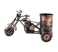 HEEPDD Décor à Domicile Véhicules à Collectionner Creative Pen Cur Crayon Solder, Vintage Motorcycle Model Organizer Art Artists Ornement de Rangement de Bureau