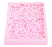 HEEPDD Décoration de Gâteau Moule de Cuisson au Chocolat DIY Moule à Fondant, de Cuisson DIY en Silicone Antiadhésif Flexible pour Décoration de Gâteau Cupcake Chocolat, avec Démoulage Facile et