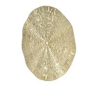 HEEPDD Décoration de Mur de Fer Unique Design de 24,5 Cm / 9,6 Pouces de Texture Délicate Cercle doré pour la Décoration du Mur du Pendentif de Salle de Bain