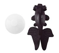 HEEPDD Décoration de Poisson Artificiel en Silicone pour Aquarium, Ornement Amusant de Poisson Rouge Marron, adapté pour l’aménagement d’Aquarium