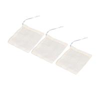HEEPDD Dessiner Fast -Cotton -Tate Ruban Réutilisable Sacs de Filtre pour les Résidus de thé 100pcs 8cmx10 Cm Sacs Bijoux de Bijoux Drawing String