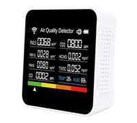 HEEPDD Détecteur Intelligent de qualité de L'air, Compteur de qualité de L'air Intérieur 14 en 1 avec Capteur d'humidité de Température PM2,5 COV, pour L'application Intelligente de