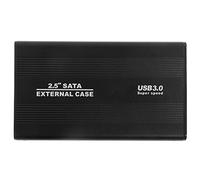 HEEPDD Disque Dur Externe, Construction en Aluminium, USB 3.0 Haute Vitesse, Boîtier HDD Portable de 2,5 Pouces pour Le Stockage et la Sauvegarde de Données (Black)