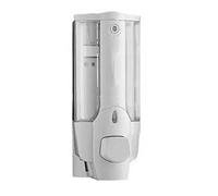 HEEPDD Distributeur de Savon Mural Distributeur de Savon Liquide Manuel avec Mécanisme de Verrouillage sécurisé Capacité de 12 Oz pour Cuisine, Salle de Bain et Utilisation en Extérieur Conception