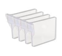 HEEPDD Diviseur de Réfrigérateur Rétractable, Clamp/Holder de Séparateur de Réfrigérateur Extensible pour l'organisation Personnalisée et le Stockage NAN (L)