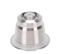 HEEPDD Dosette de café Réutilisable pour Cafetières, Filtres Réutilisables, Tasse de Filtre à café en Acier avec Brosse et Cuillère pour les de Bureau à Domicile et les Amateurs de Dosette de pour