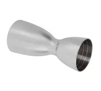 HEEPDD Double Jigger à Cocktail, Tasse à Mesurer en Acier Inoxydable, Double Jigger à Alcool avec Large Ouverture pour Utilisation par Barman (Miroir Lumière)