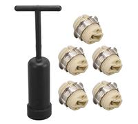 HEEPDD Douille d'ampoule G9 Support de Lampe en Céramique avec Mécanisme à Ressort Résistance aux Hautes Températures pour Appliques Murales Installation Facile Conception Compacte s'adapte aux