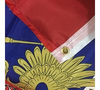 HEEPDD Drapeau National de la Russie, Drapeau Résistant aux Intempéries en Polyester, 90x150 Cm, Idéal pour la Décoration de la Maison, le Jardin Extérieur et l'ornementation du Jardin Patriotique