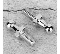 HEEPDD Durabilité CNC Aluminium Aluminium Boule à Billes Gas Substitution M8 M6 Silver 2pcs (M8)
