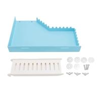 HEEPDD Échelle pour Hamster, Jouet d'escalade de sécurité, Rehausseur D'Espace Réglable, Espace de Repos avec Zone de Couchage et Gamelles pour Petits Animaux (L)