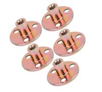 HEEPDD Écrou à Bride, té de Fixation de Meubles en Fer galvanisé, écrou de Base à 3 Trous, M8 pour un Assemblage sécurisé de Meubles (M8)