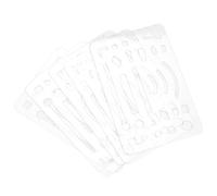 HEEPDD Effacement, 27 Trous d'ingénierie Modèle de Dessin Modèle Sèche Rédactique Outil de Rédaction pour les étudiants Architectes Concepteurs Artistes Projets Blueprints Sketching Nan (Transparent)