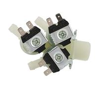 HEEPDD Électrovanne électrique, électrovannes avec Connexion Filetée, Débit de 25 L/min pour Appareils électroménagers Électrovanne électrique, Entrée d'eau en Plastique Mécanique