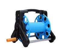 HEEPDD Enrouleurs de Tuyau pour l'extérieur Le Support de Rangement Portable pour Enrouleur de Tuyau d'eau de Jardin Peut Contenir un de 82 Pieds avec Manivelle, Support Mural pour d'eau Debout